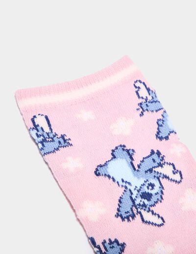Lot 3 paires chaussettes Stitch multicolore fille