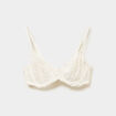 Soutien-gorge embo&icirc;tant dentelle blanc femme