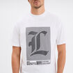 T-shirt oversize manches courtes Liberto blanc homme