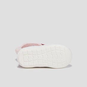 bottines irisees zippees rose bebef Bottines irisées zippées rose bébé fille