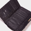 Portefeuille matelassé noir femme