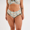 Shorty microfibre blanc femme grande taille