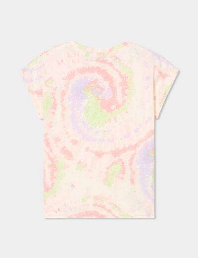 T-shirt manches courtes coton beige fille