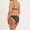 Bas de maillot de bain vert kaki femme