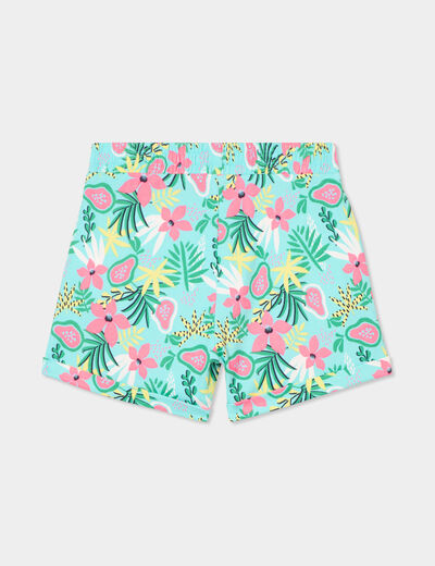Lot 2 shorts bleu clair fille