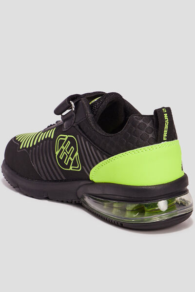 Baskets running Freegun noir garçon