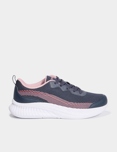 Baskets running bleu marine femme