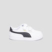 Tennis basses à scratchs Puma Shuffle blanc garçon