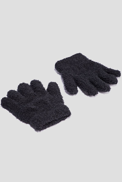 Gants noir fille