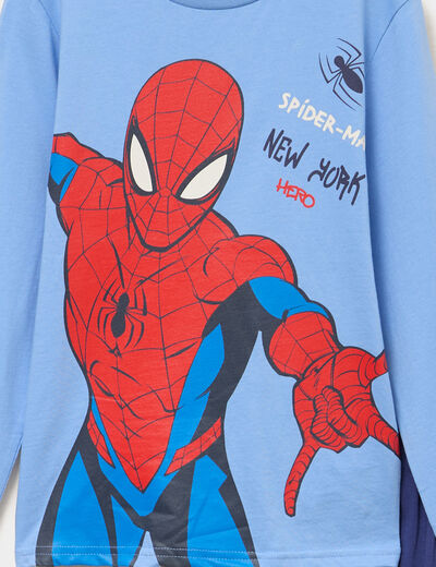Ensemble pyjama 2 pi&egrave;ces Spider-Man bleu lavande gar&ccedil;on