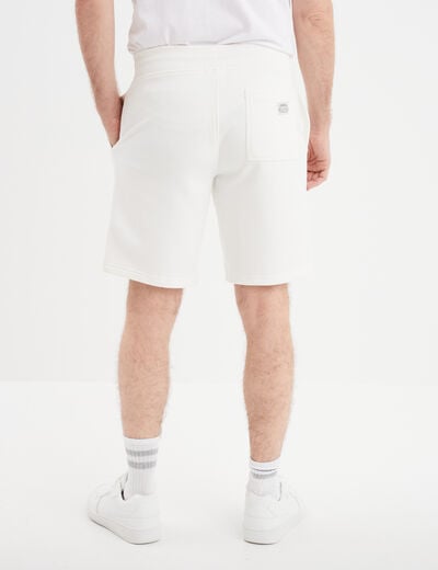 Short de jogging droit Creeks blanc homme