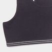 Lot 2 brassi&egrave;res effet c&ocirc;tel&eacute; coton noir fille