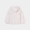 Doudoune l&eacute;g&egrave;re imperm&eacute;able &agrave; capuche beige fille