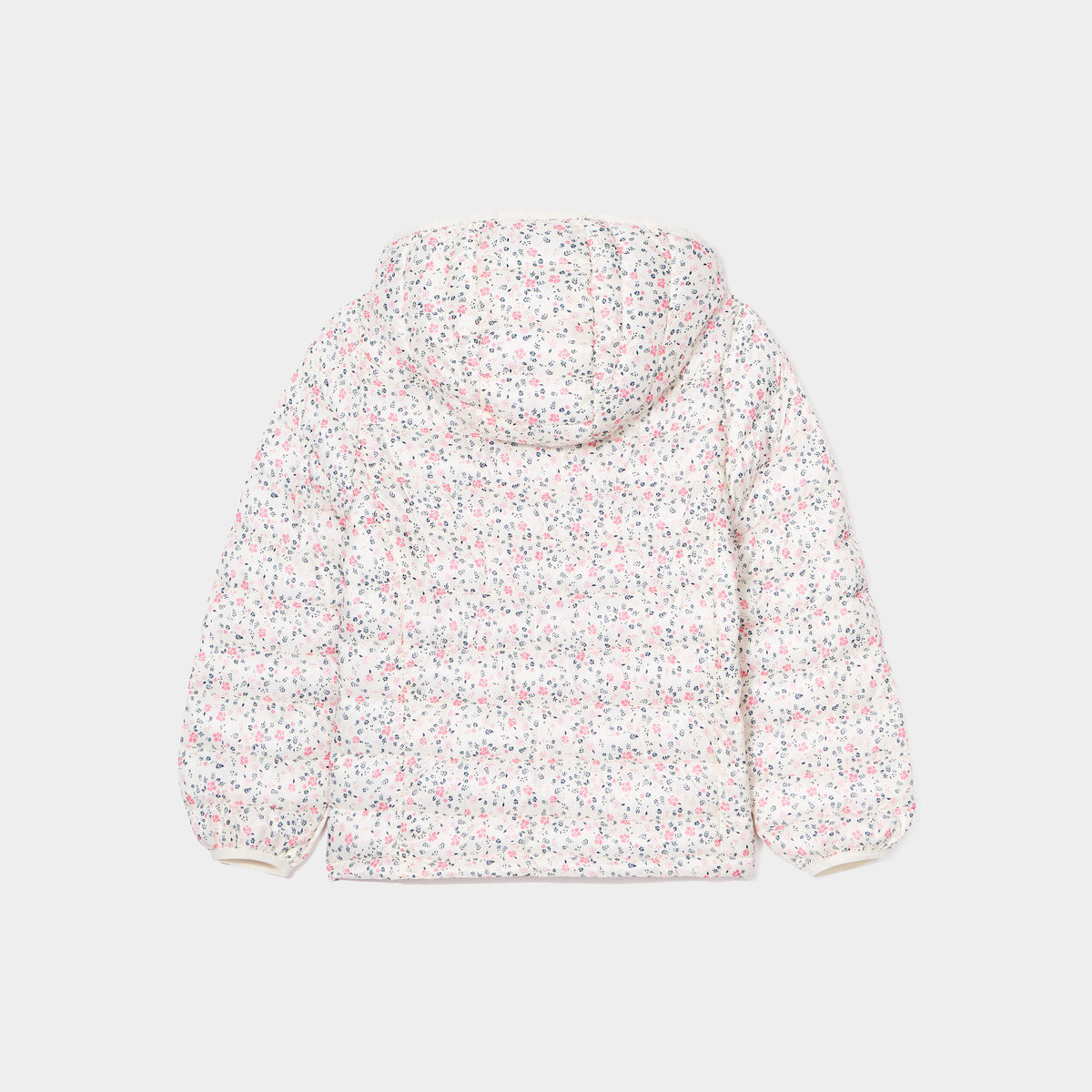 Doudoune l&eacute;g&egrave;re imperm&eacute;able &agrave; capuche beige fille