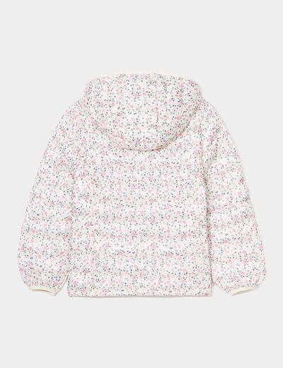Doudoune l&eacute;g&egrave;re imperm&eacute;able &agrave; capuche beige fille