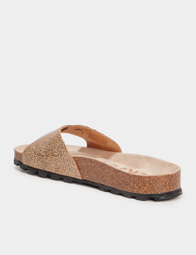 Mules Kickers Kickeyra marron femme