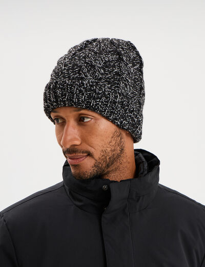 Bonnet noir homme