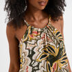 Débardeur encolure américaine multicolore femme