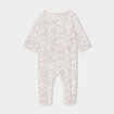 Pyjama dors-bien col rond effet polaire beige b&eacute;b&eacute;