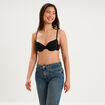 Soutien-gorge embo&icirc;tant padd&eacute; noir femme