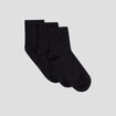 Lot 3 paires chaussettes noir femme