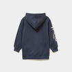 Sweat hoodie oversize Stitch gris fonc&eacute; fille