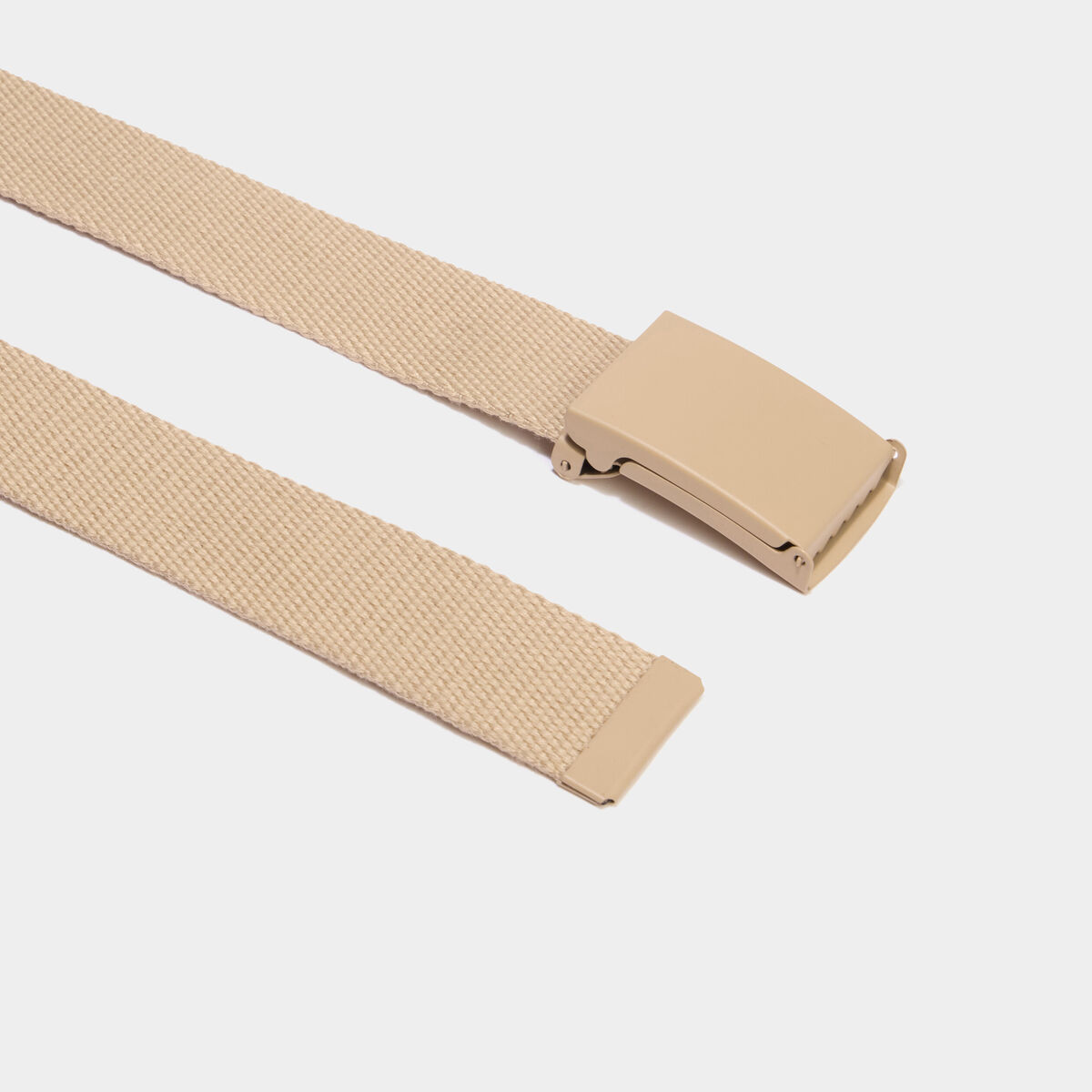 Ceinture ajustable effet toile sable homme