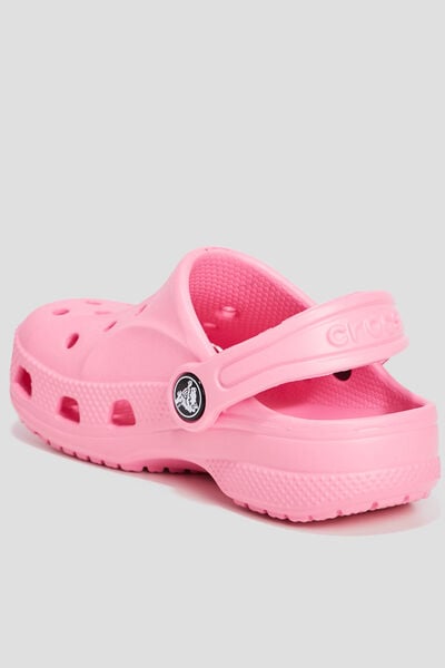 Mules de plage Crocs rose fille