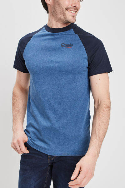 T-shirt manches courtes Creeks bleu homme