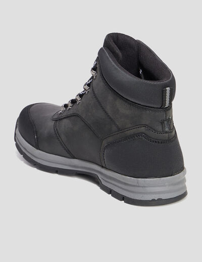 Boots à lacets noir homme