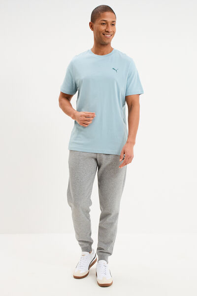 T-shirt manches courtes coton Puma vert &eacute;meraude homme