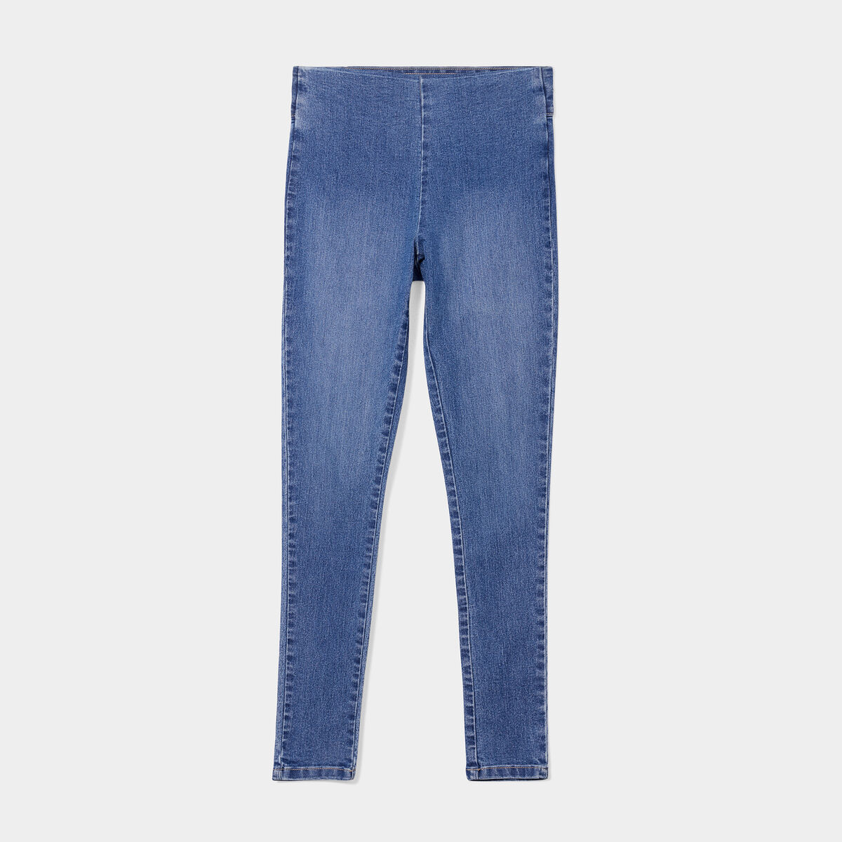 Jegging slim taille haute denim double stone femme