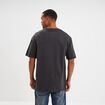 T-shirt manches courtes coton Superman gris fonc&eacute; homme