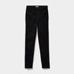 Jegging skinny taille haute denim noir femme