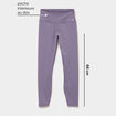 Legging de sport gainant taille haute violet femme