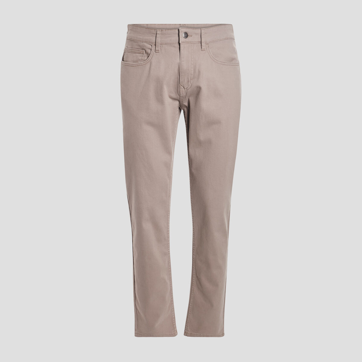 Pantalon regular taupe homme