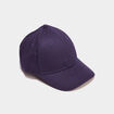 Casquette unie en coton bleu foncé garçon