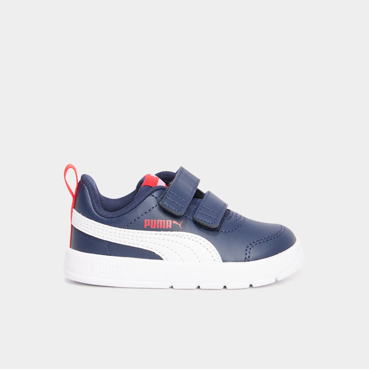Tennis basses &agrave; scratchs Puma bleu b&eacute;b&eacute; gar&ccedil;on