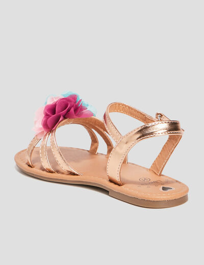 Sandales Liberto rose champagne fille