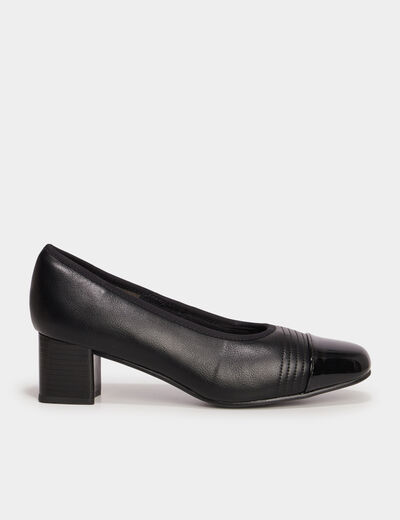 Escarpins talons 4 cm Confortissimo noir femme