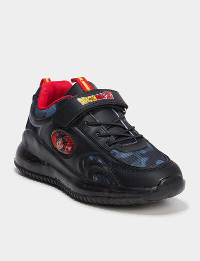 Baskets running à scratchs Dragon Ball Z noir garçon