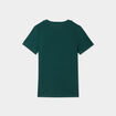 T-shirt en coton manches courtes vert foncé garçon
