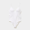 Body triangle ajustable blanc femme