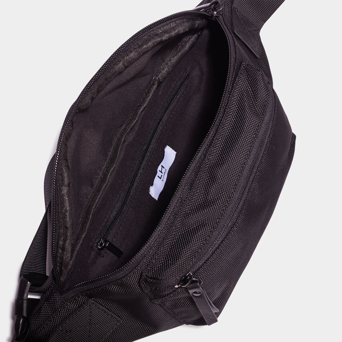 Sac banane bandouli&egrave;re ajustable noir homme