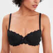 Soutien-gorge emboîtant paddé dentelle noir femme