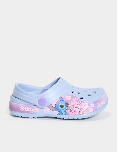 Sabots de plage paillettes Stitch multicolore fille