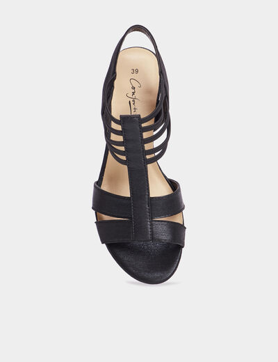 Sandales à talons Confortissimo noir femme