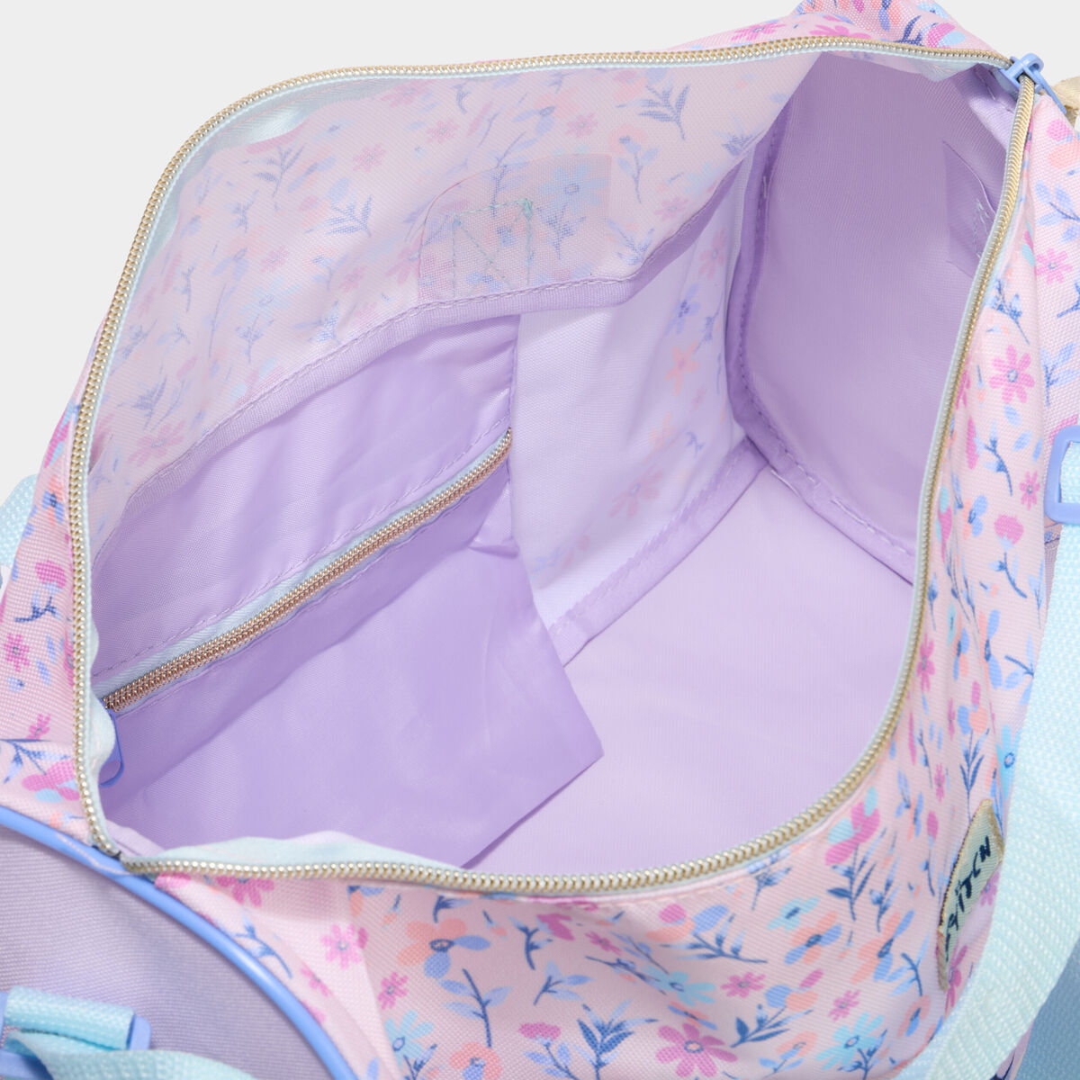 Sac de sport zipp&eacute; Stitch multicolore fille