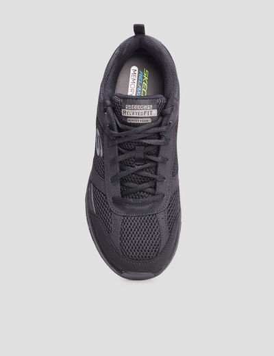 Baskets running mémoire forme Skechers noir homme