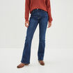 Jeans flare 5 poches Creeks denim stone femme